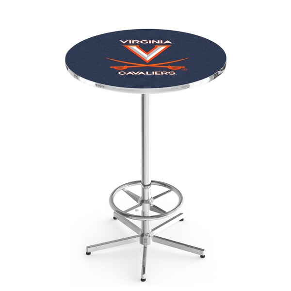 42" Chrome Virginia Pub Table